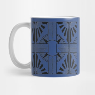 Abstract Black and White Mug